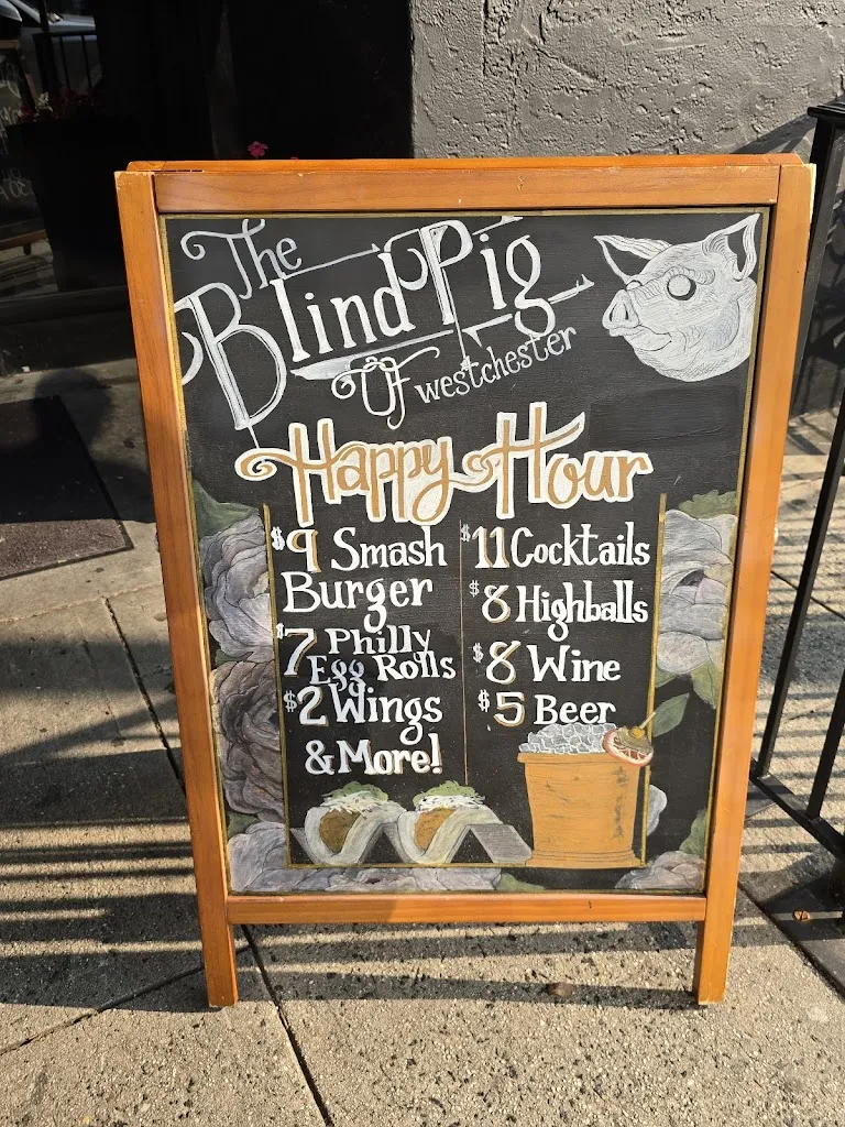 Menu_The Blind Pig of Westchester_White Plains, NY_image_old_3