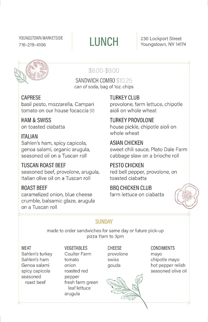 Menu_Youngstown Marketside_Youngstown, NY_image_old_1