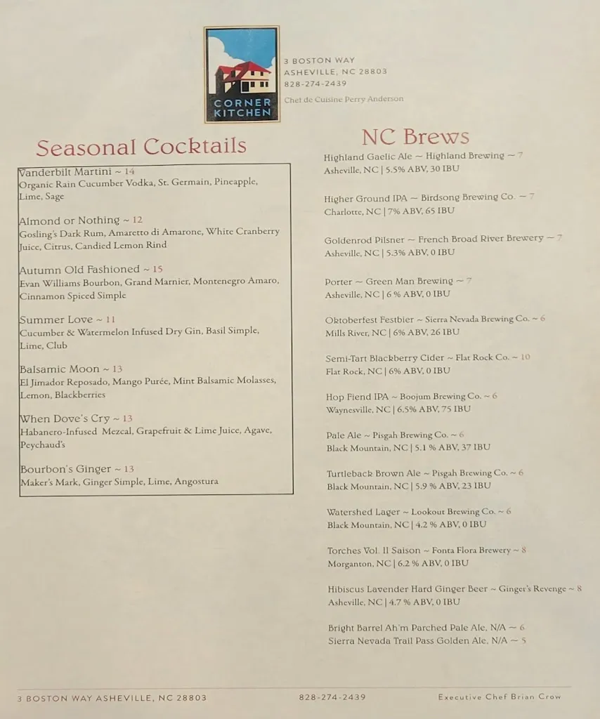 Menu_Corner Kitchen_Asheville, NC_image_old_1