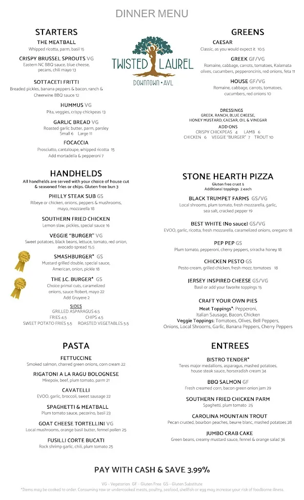 Menu_Twisted Laurel Downtown Asheville_Asheville, NC_image_old_1