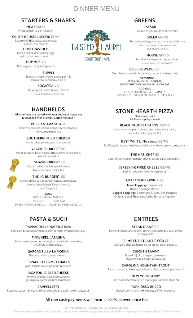 Menu_Twisted Laurel Downtown Asheville_Asheville, NC_image_old_2