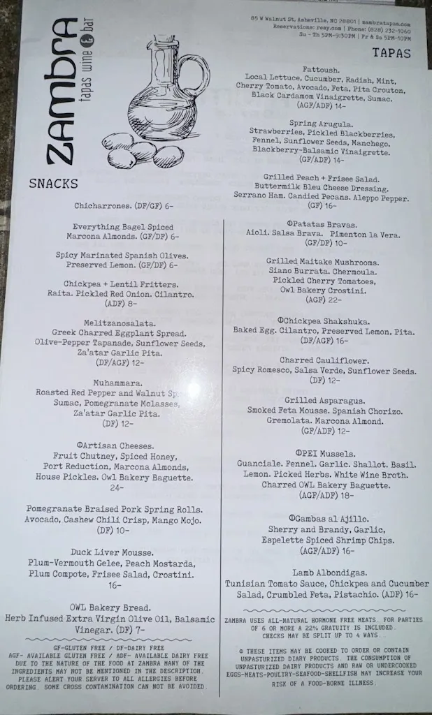 Menu_Zambra_Asheville, NC_image_old_2