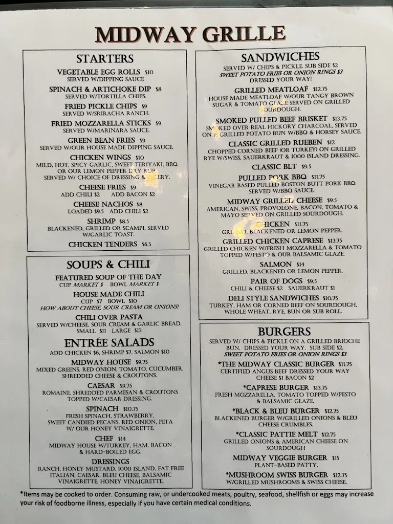 Menu_Midway Grille_Bolivia, NC_image_old_3