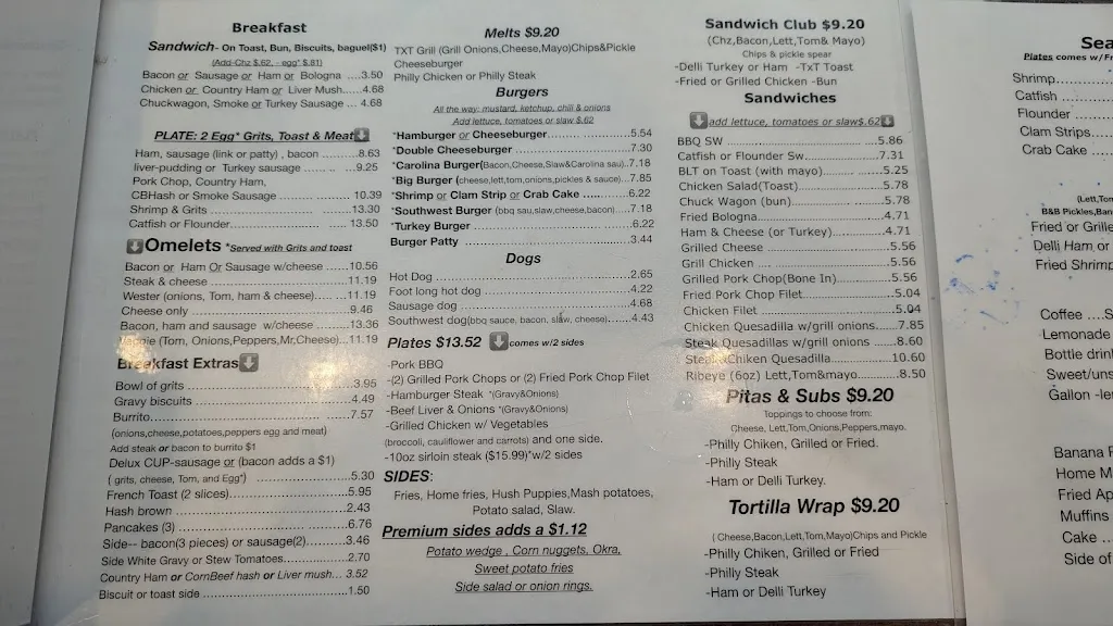 Menu_Sonja's Grill/El Grill_Supply, NC_image_old_3