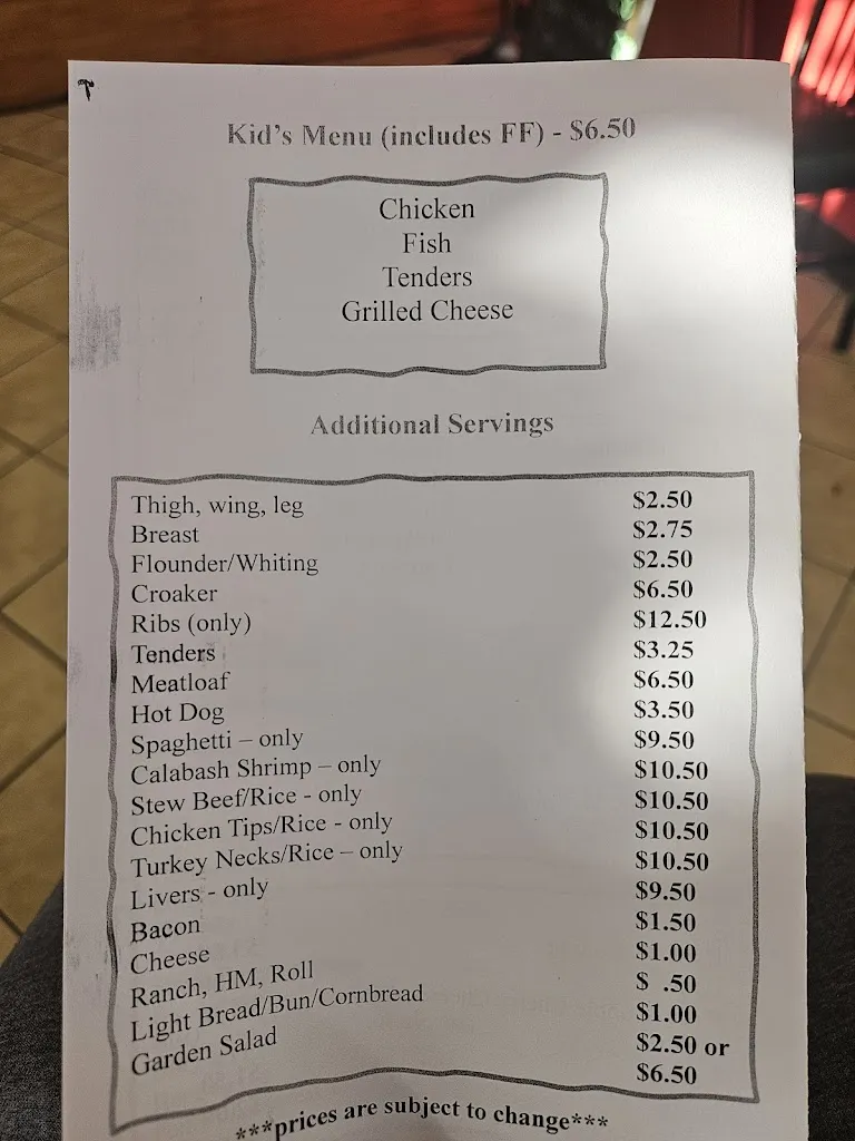 Menu_Avenue's Restaurant_Concord, NC_image_old_2