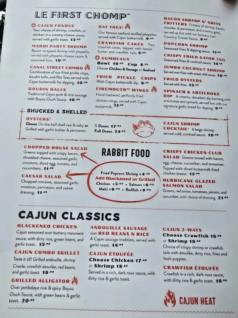 Menu_Razzoo's Cajun Cafe_Concord, NC_image_old_2