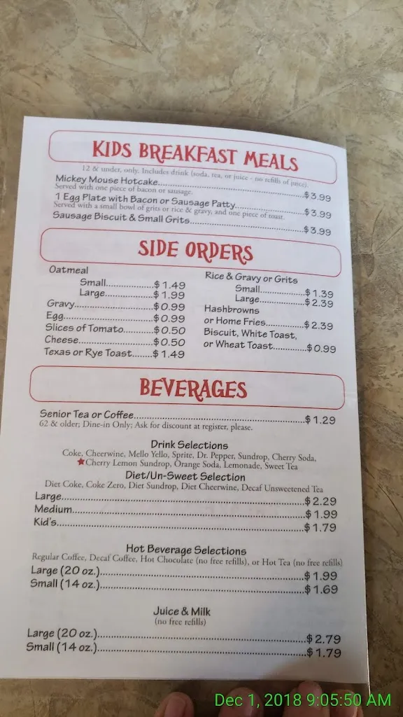 Menu_The Wayside Family Restaurant_NC-3, Concord_image_old_1