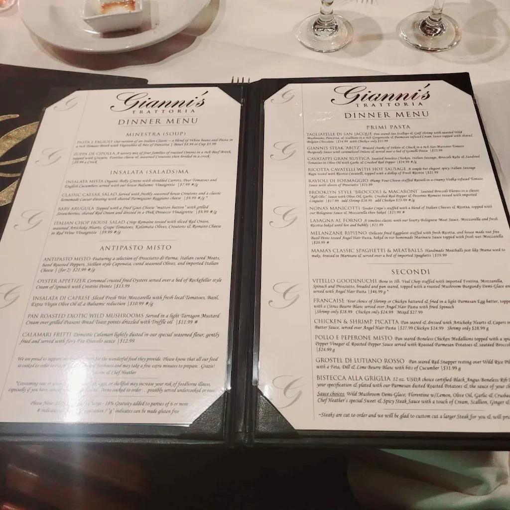 Menu_Gianni's Trattoria_Concord, NC_image_old_3