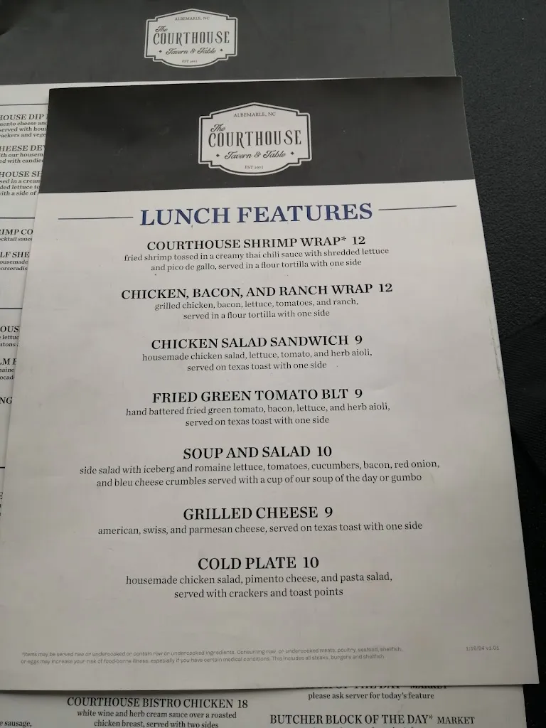 Menu_Golden Corral Buffet & Grill_Concord, NC_image_old_2