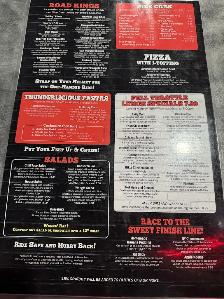 Menu_Iron Thunder Saloon & Grill Concord_Concord, NC_image_old_2