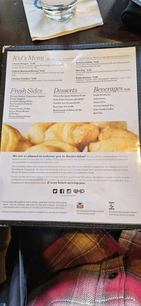 Menu_Rucker Johns Restaurant_Emerald Isle, NC_image_old_1