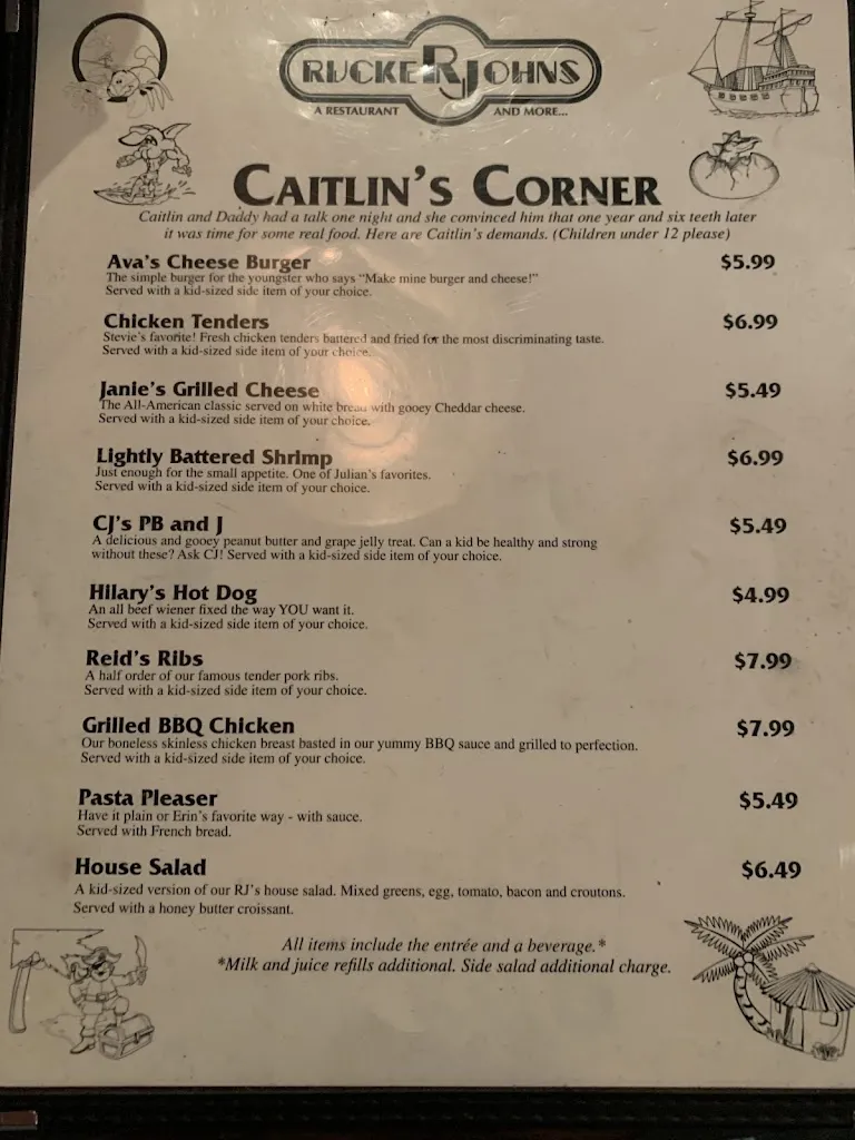 Menu_Rucker Johns Restaurant_Emerald Isle, NC_image_old_2