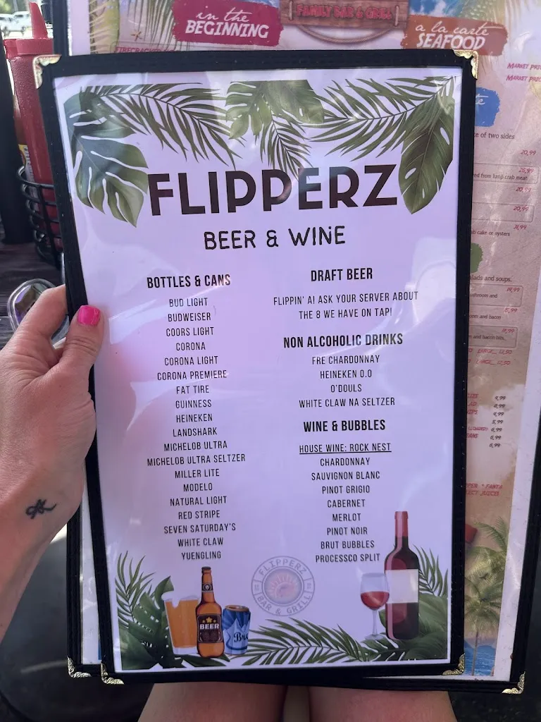 Menu_Flipperz Family Bar & Grill_Emerald Isle, NC_image_old_3
