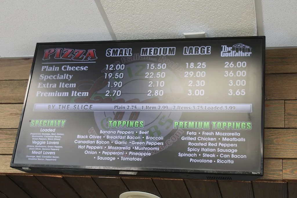 Menu_Lazzara's Pizza & Subs_Emerald Isle, NC_image_old_1