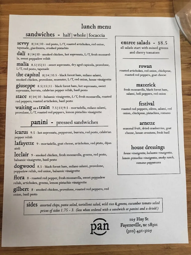 Menu_Pan_Fayetteville, NC_image_old_1