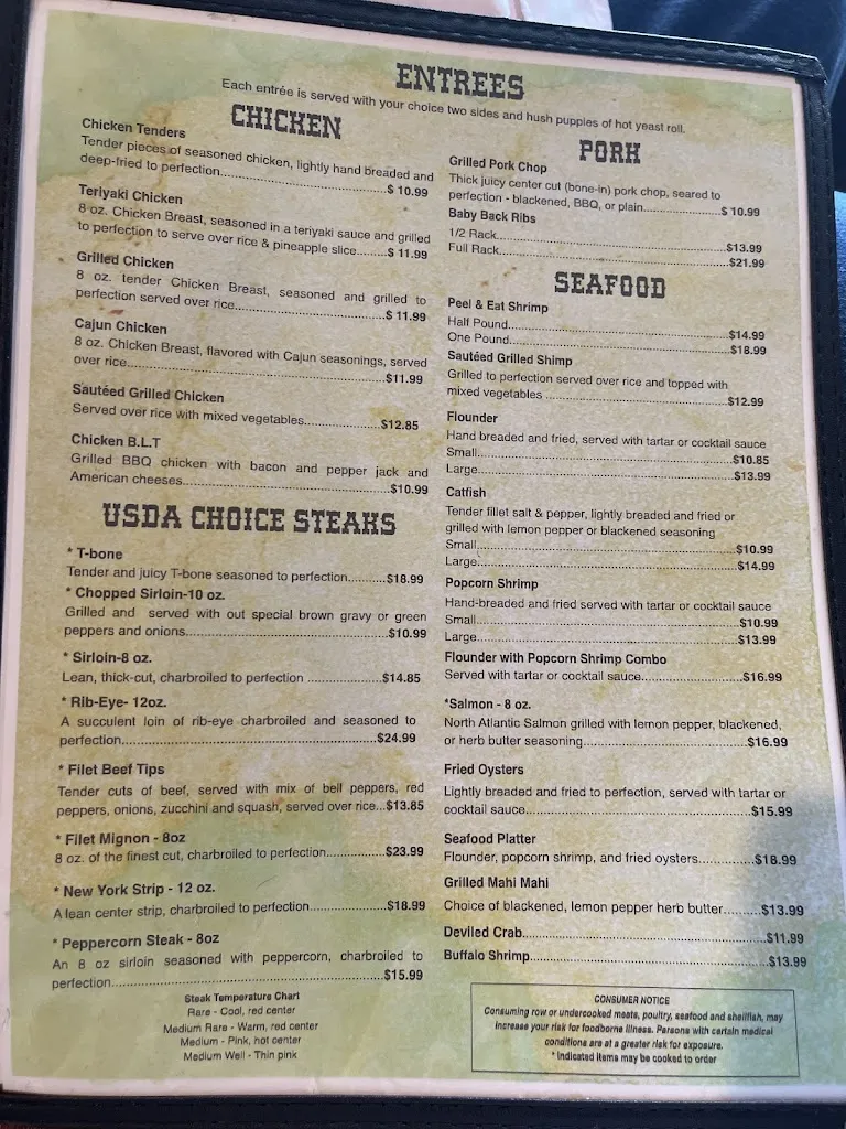 Menu_Cowboy Restaurant_Elkin, NC_image_old_1