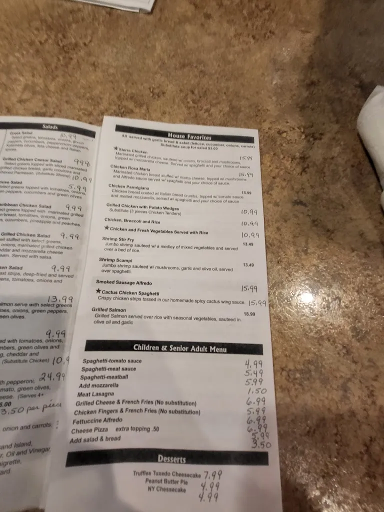 Menu_Mazzini's Italian Restaurant_Elkin, NC_image_old_3