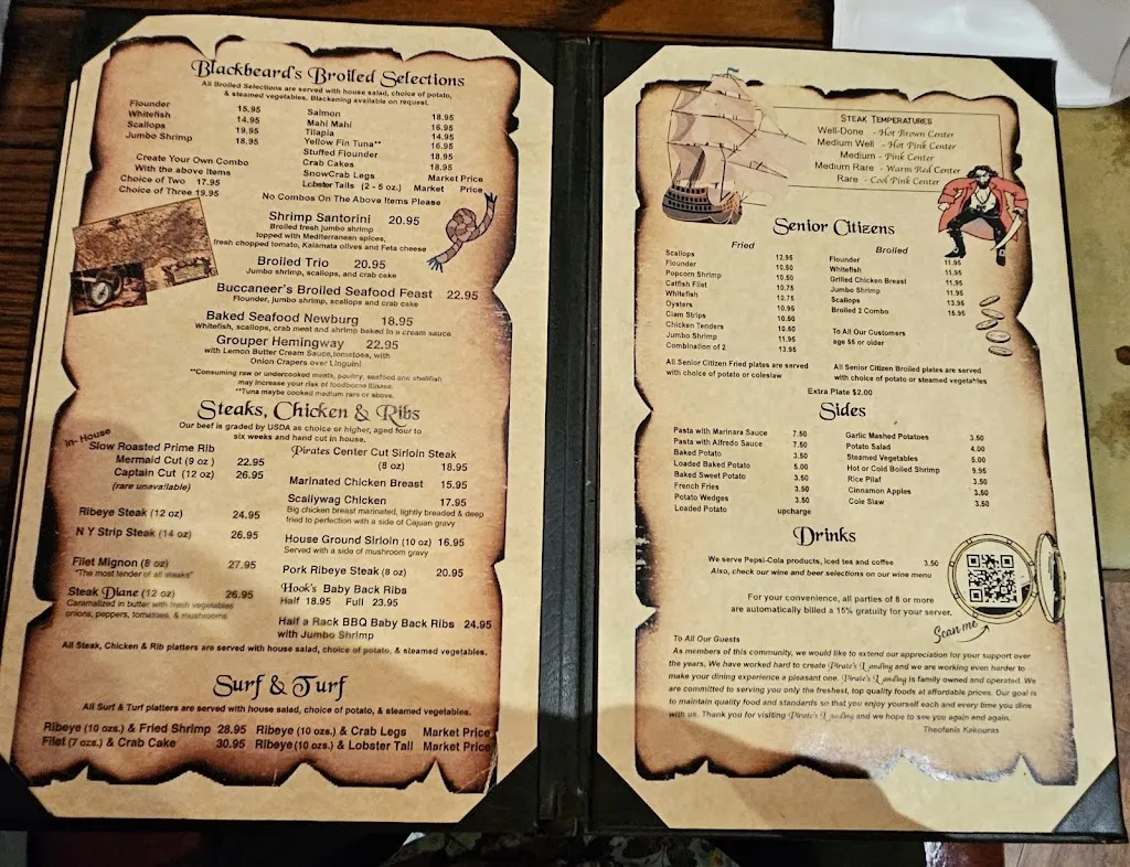 Pirates Landing restaurant in Elkin, NC