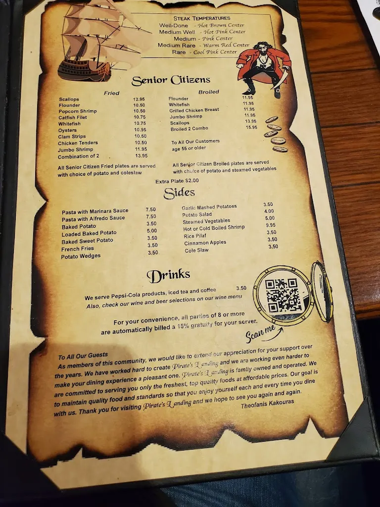 Pirates Landing_Elkin, NC_menu_bild_2