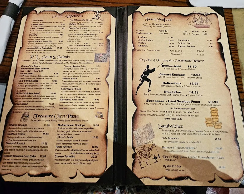 Pirates Landing_Elkin, NC_menu_bild_3