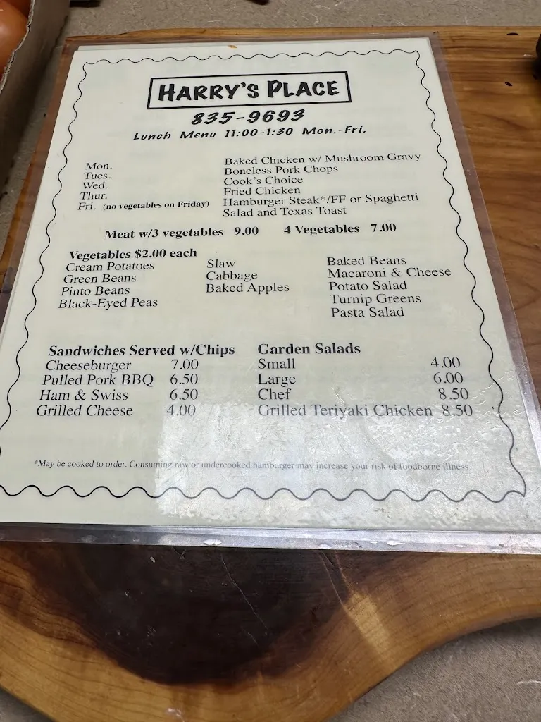 Harry's Place restaurant in Elkin, NC