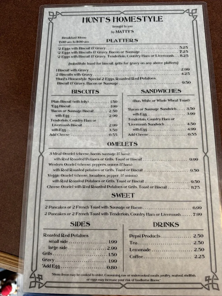 Jonathan Pruitt_Hunt’s Homestyle_Elkin, NC_review