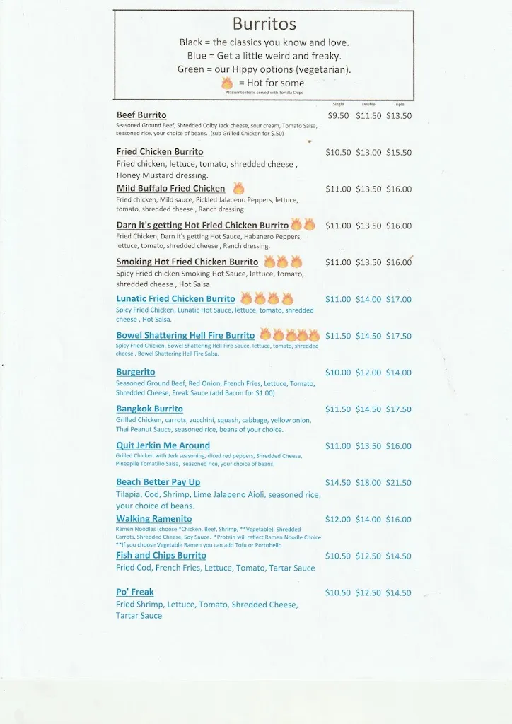 Menu_freakshows Burgers Wings and Burritos_Elkin, NC_image_old_2