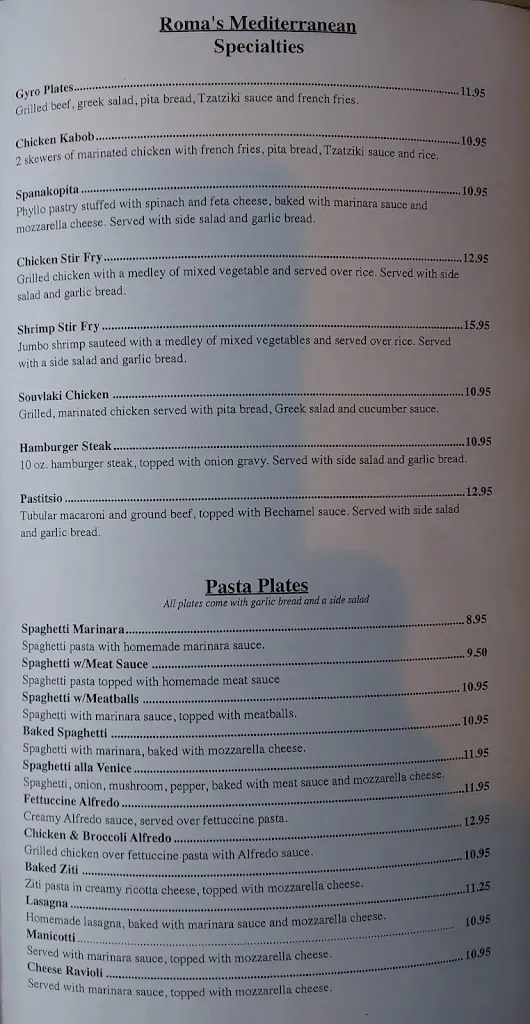 Menu_Roma Italian Restaurant_Jonesville, NC_image_old_1