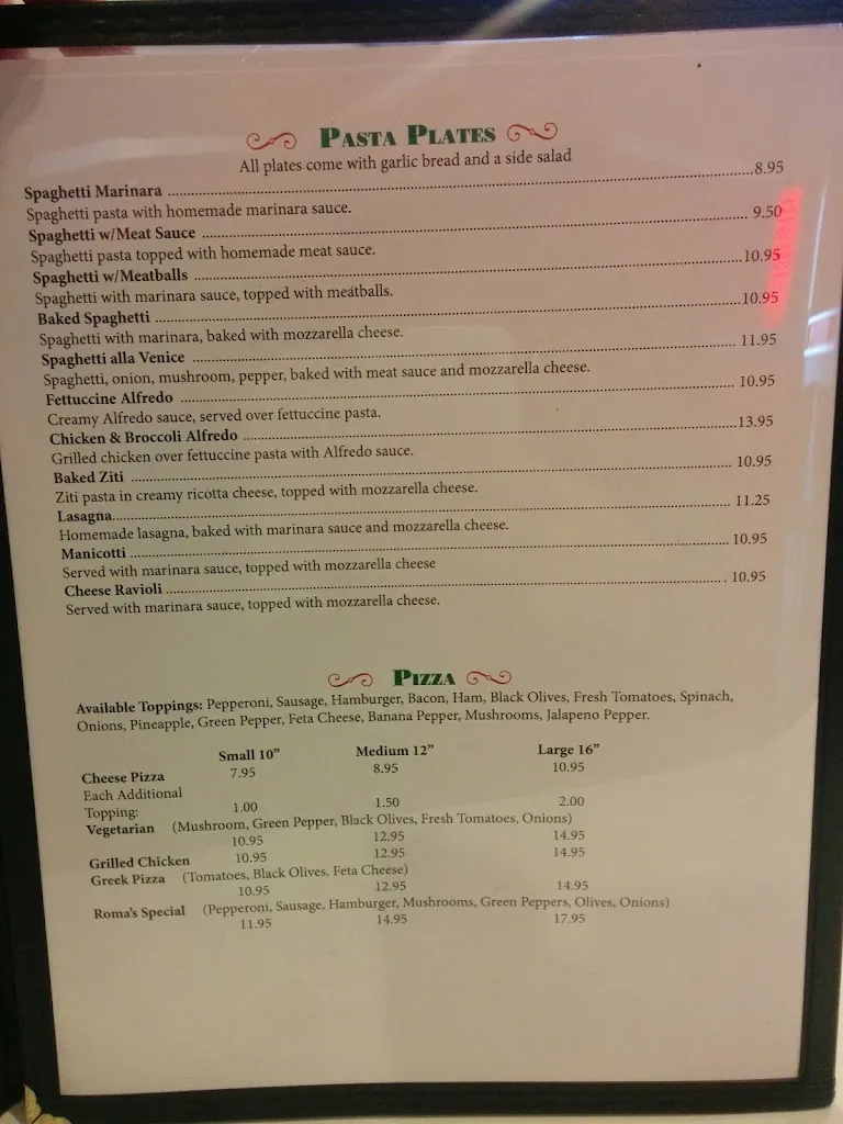 Menu_Roma Italian Restaurant_Jonesville, NC_image_old_2
