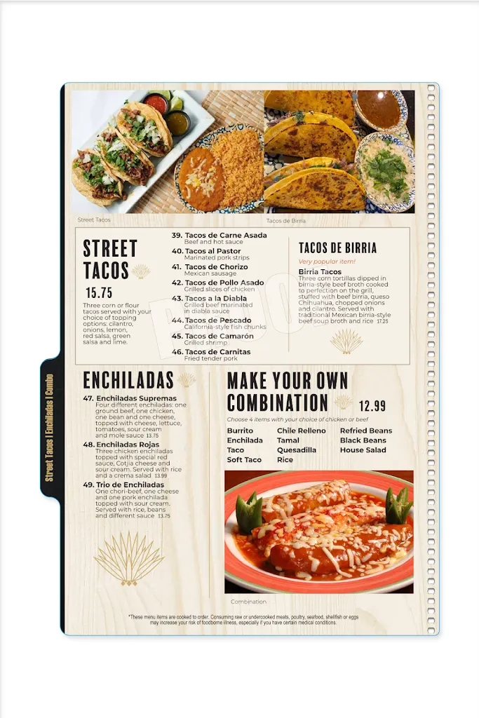 Menu_Mexico Viejo Mexican Grill_Elkin, NC_image_old_1