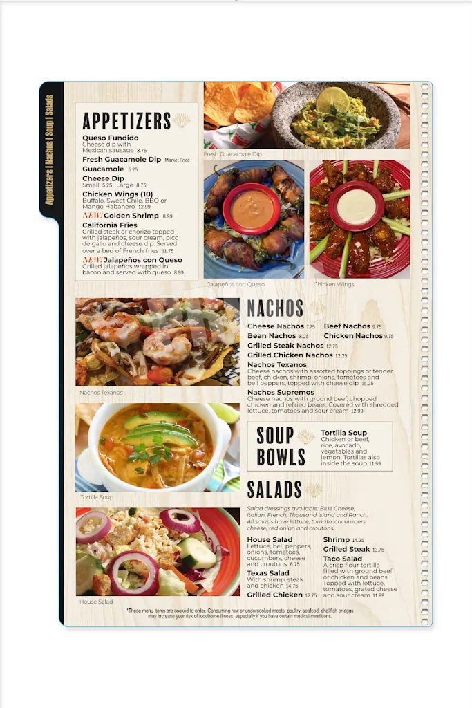 Menu_Mexico Viejo Mexican Grill_Elkin, NC_image_old_2