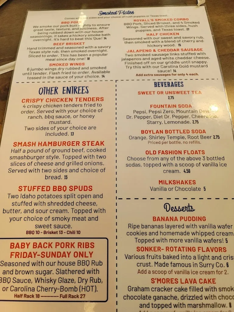 Royalls BBQ & Grill_Elkin, NC_menu_bild_3