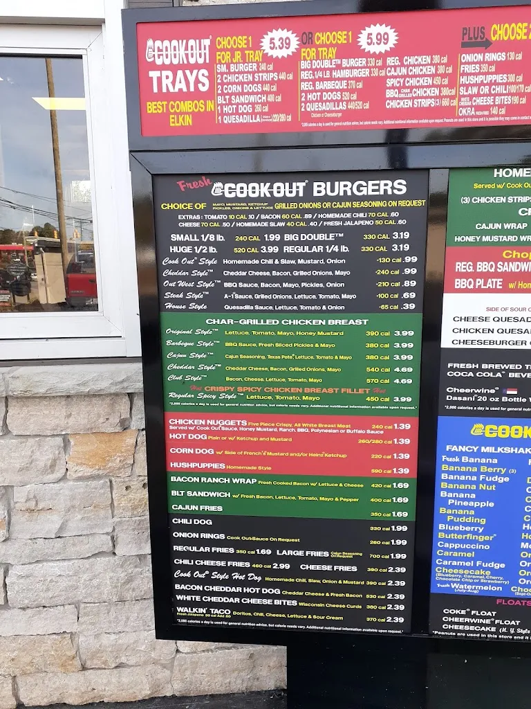 Menu_Cook Out_Elkin, NC_image_old_3