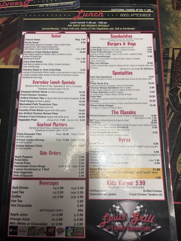 Menu_Louis' Grille_Harrisburg, NC_image_old_3
