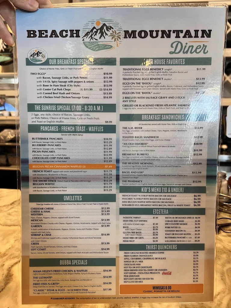 Menu_Beach Mountain Diner Waynesville_Waynesville, NC_image_old_3