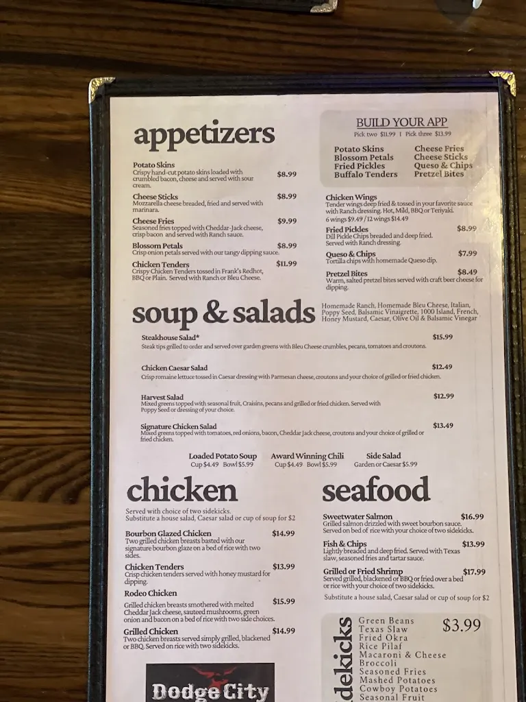 Menu_Dodge City Steakhouse Waynesville_Waynesville, NC_image_old_1