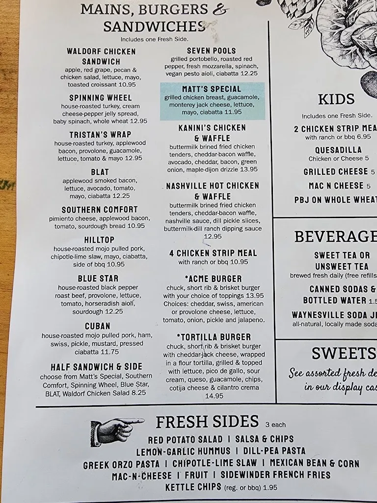 Menu_Kanini's Restaurant & Catering_Waynesville, NC_image_old_3