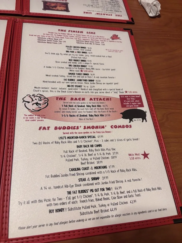 Menu_Fat Buddies Ribs & Barbecue_Waynesville, NC_image_old_1