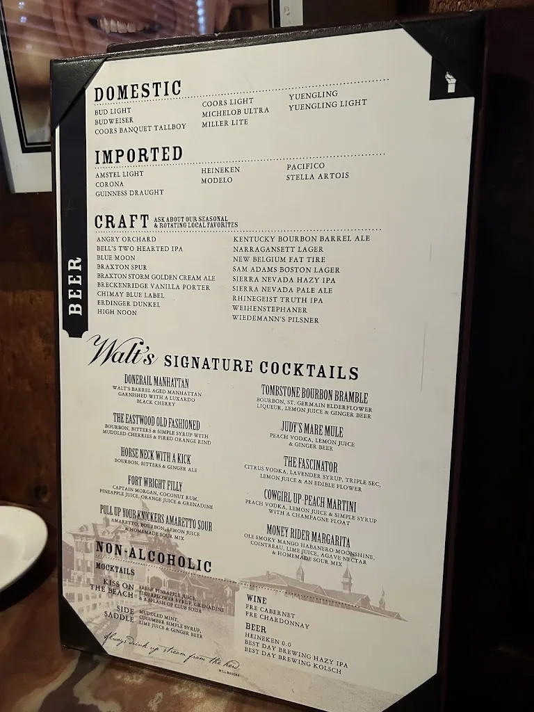 Menu_Walt's Hitching Post_Fort Wright, KY_image_old_2