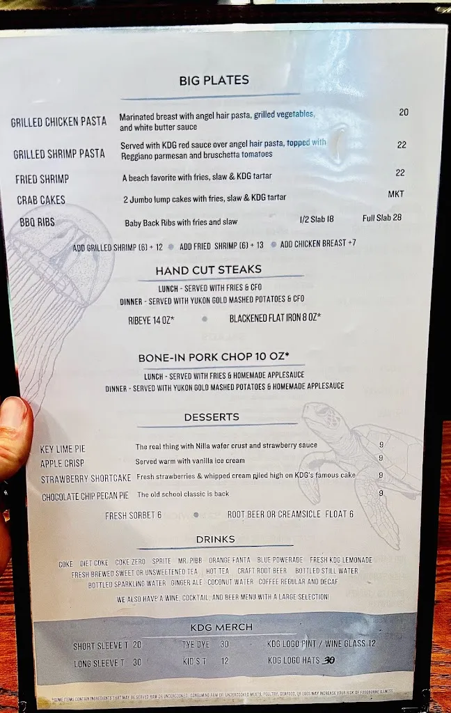 Menu_The Kill Devil Grill_Kill Devil Hills, NC_image_old_2