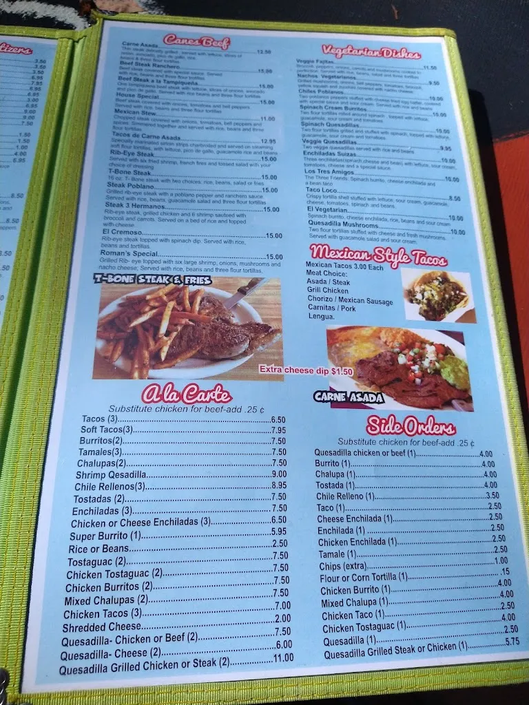 Menu_La Montaña Mexican Restaurant_Chimney Rock, NC_image_old_1