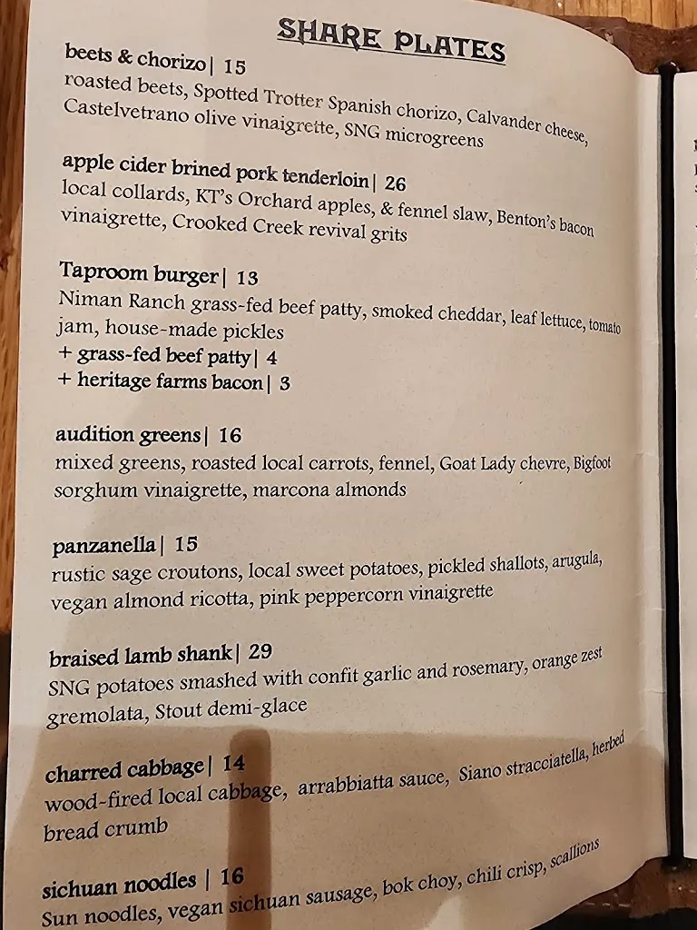 Menu_Sierra Nevada Taproom & Restaurant_Fletcher, NC_image_old_3