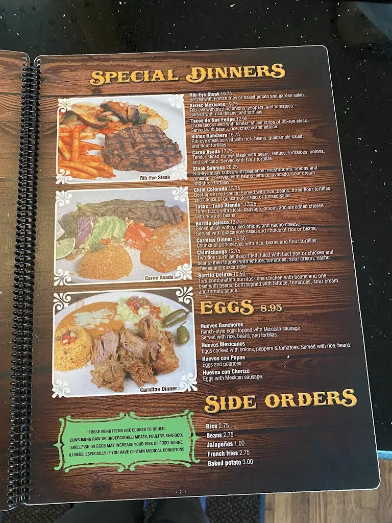 Menu_Puerto Nuevo_Newland, NC_image_old_2
