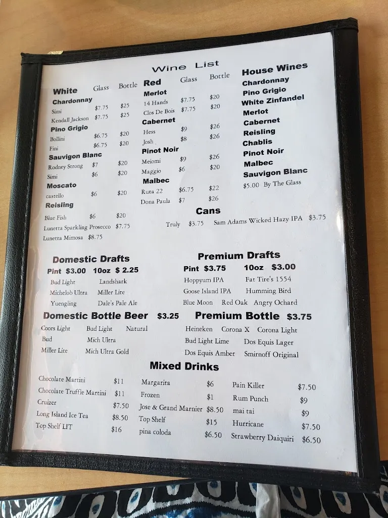 Menu_Monkey Bar & Grill_Atlantic Beach, NC_image_old_3