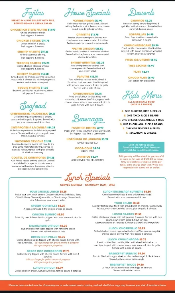 Menu_CANCUN Mexican Restaurant_Sneads Ferry, NC_image_old_3