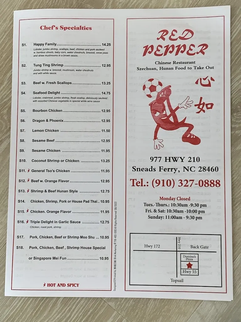 Menu_Red Pepper_Sneads Ferry, NC_image_old_1