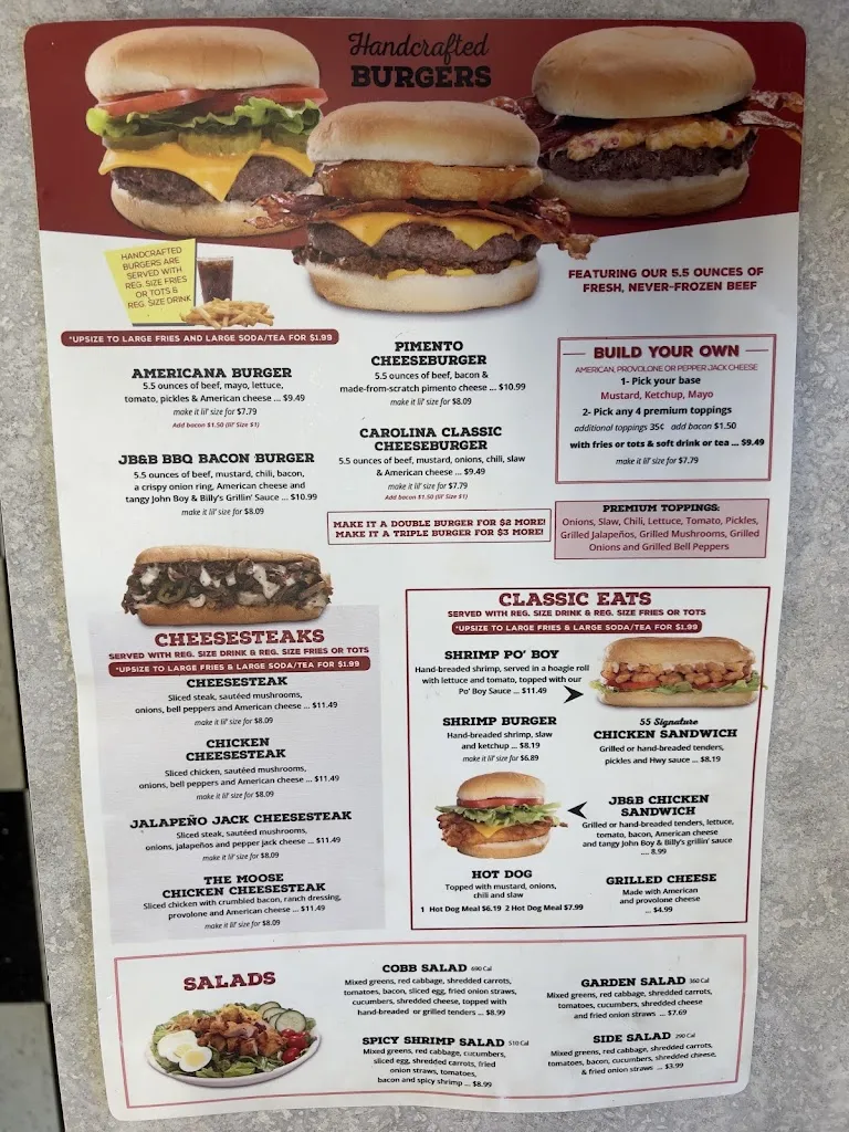 Menu_Hwy 55 Burgers Shakes & Fries_Sneads Ferry, NC_image_old_3