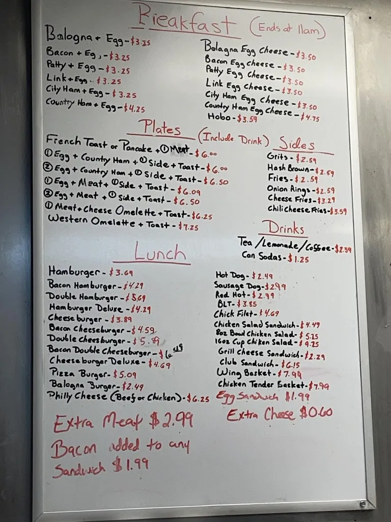 Menu_Bud's Grill_Tarboro, NC_image_old_1