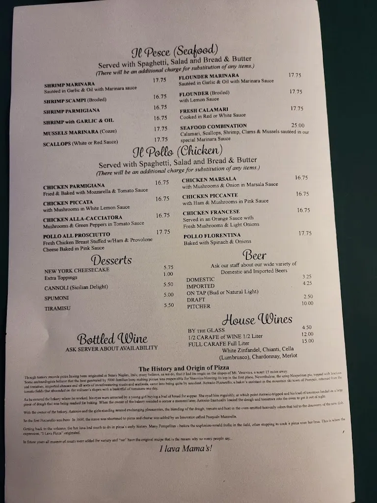 Menu_Mama's Pizza Italian Restaurant_Tarboro, NC_image_old_2