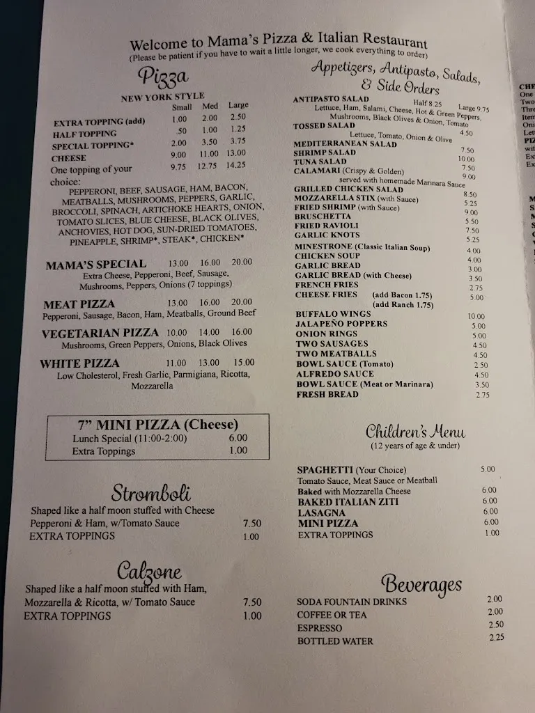 Menu_Mama's Pizza Italian Restaurant_Tarboro, NC_image_old_3